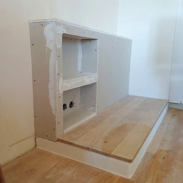 Placo et pose de parquet